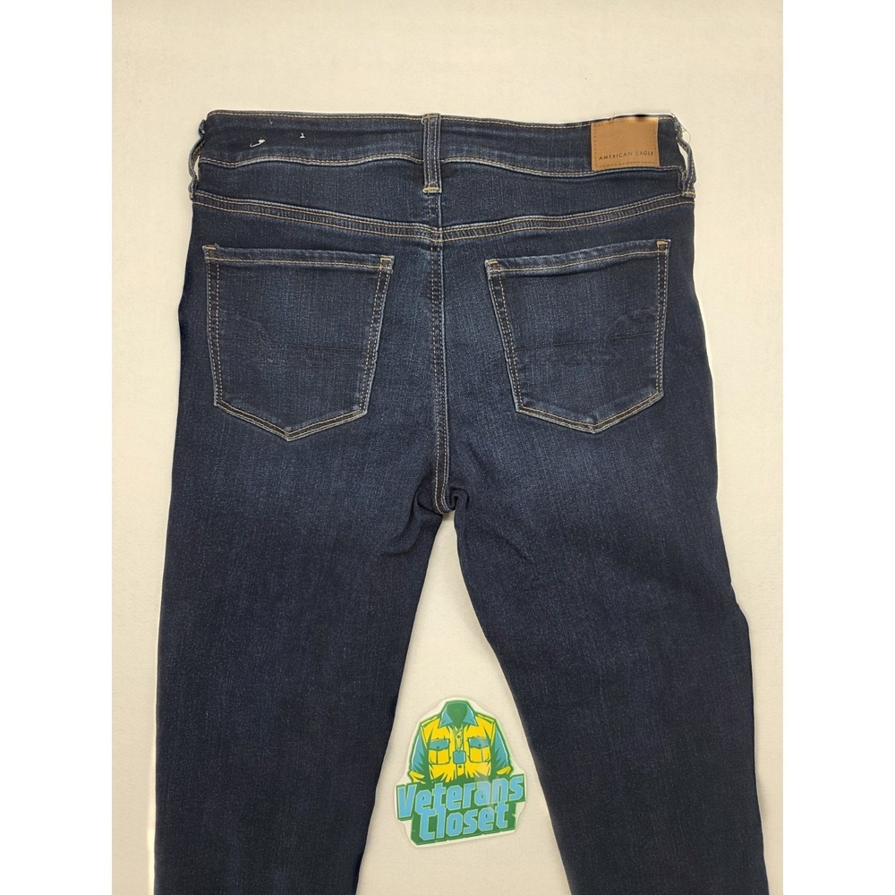 American Eagle Womens 10 Regular Mid Rise Jegging Next Level Stretch Jeans EUC - Picture 10 of 12
